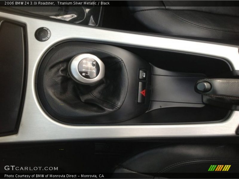 Titanium Silver Metallic / Black 2006 BMW Z4 3.0i Roadster