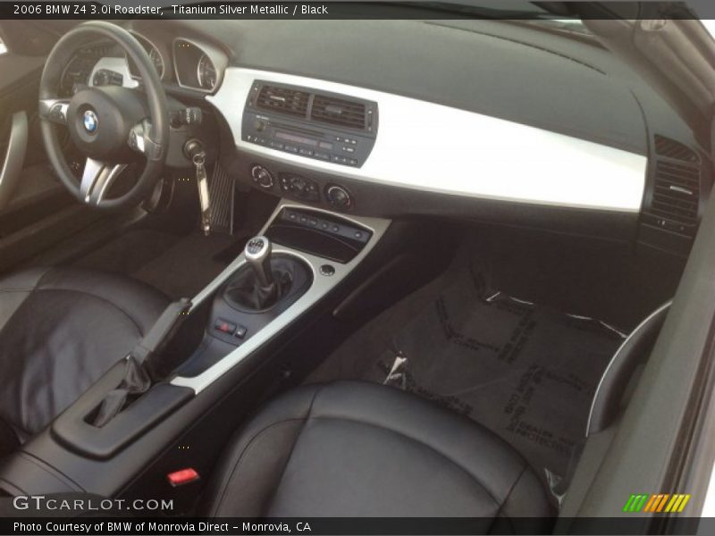 Titanium Silver Metallic / Black 2006 BMW Z4 3.0i Roadster