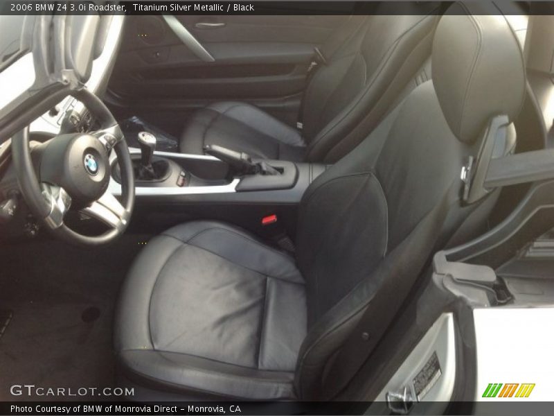 Titanium Silver Metallic / Black 2006 BMW Z4 3.0i Roadster