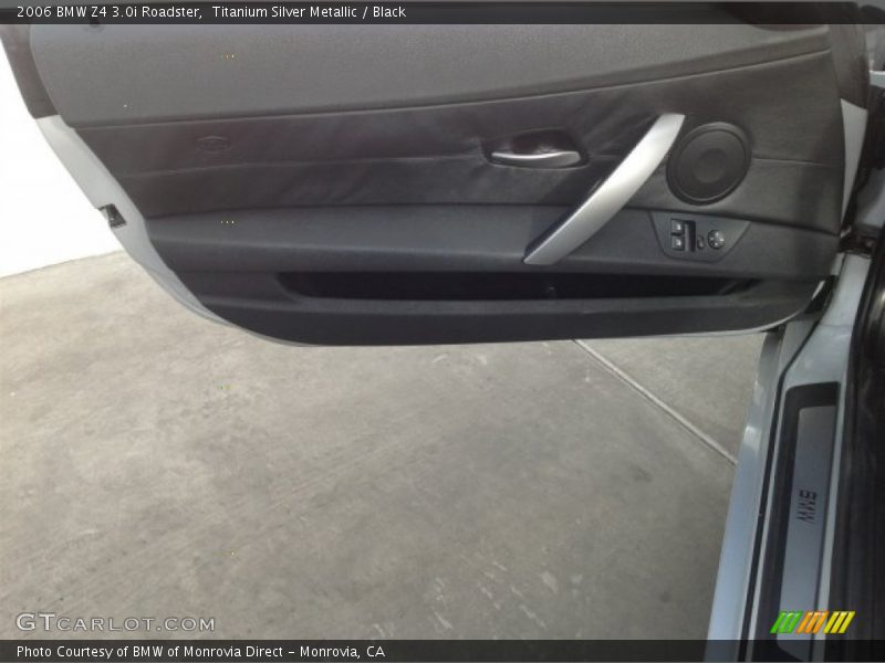 Titanium Silver Metallic / Black 2006 BMW Z4 3.0i Roadster