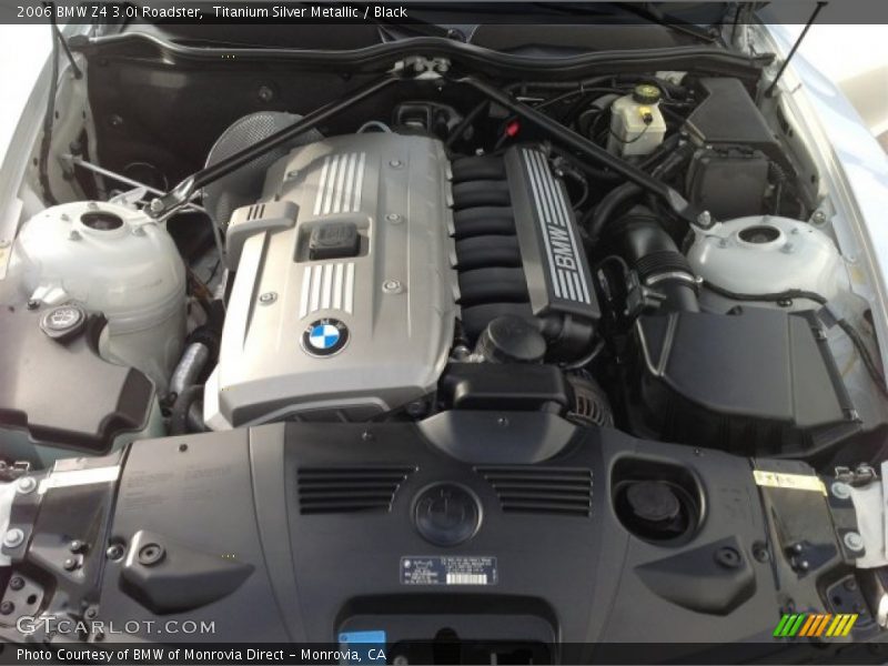 Titanium Silver Metallic / Black 2006 BMW Z4 3.0i Roadster