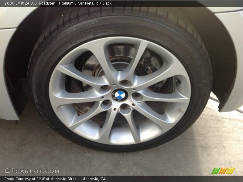 Titanium Silver Metallic / Black 2006 BMW Z4 3.0i Roadster