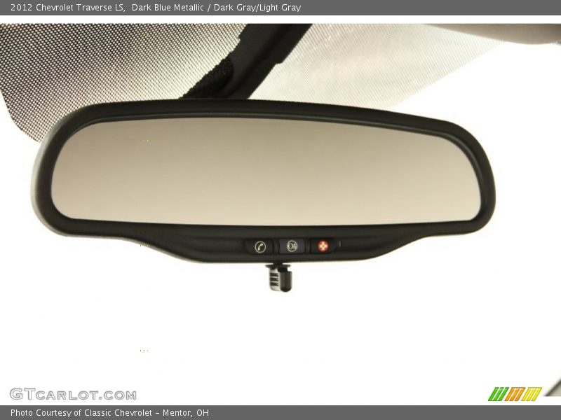 Dark Blue Metallic / Dark Gray/Light Gray 2012 Chevrolet Traverse LS