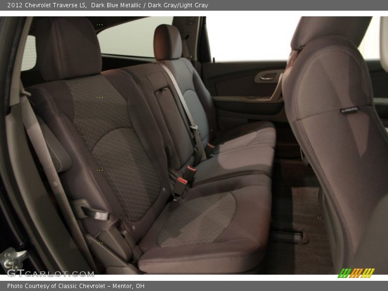 Dark Blue Metallic / Dark Gray/Light Gray 2012 Chevrolet Traverse LS