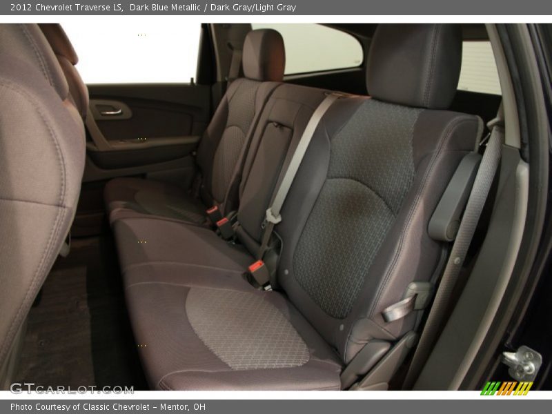 Dark Blue Metallic / Dark Gray/Light Gray 2012 Chevrolet Traverse LS
