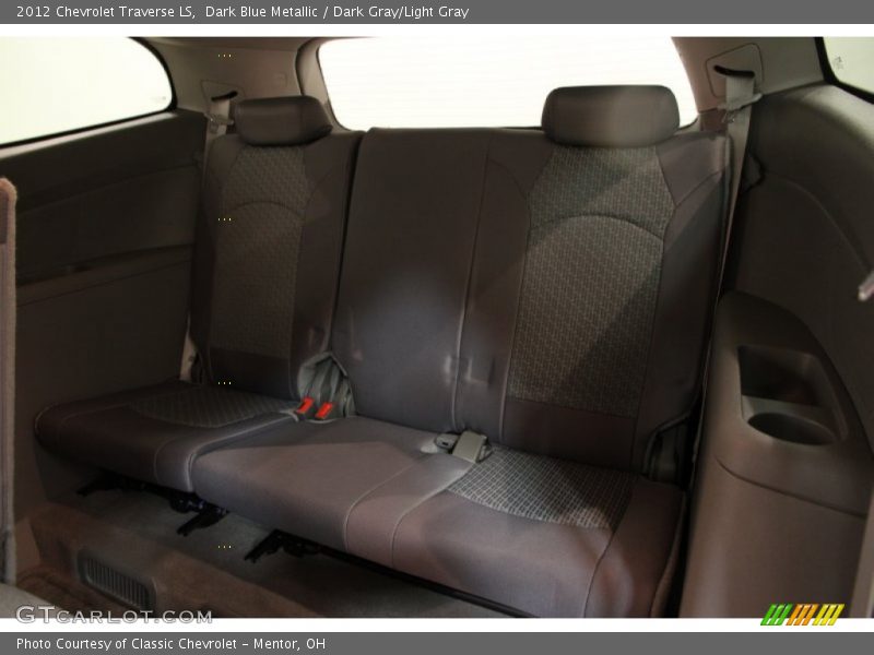 Dark Blue Metallic / Dark Gray/Light Gray 2012 Chevrolet Traverse LS