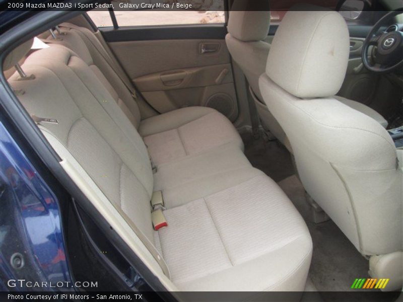 Galaxy Gray Mica / Beige 2009 Mazda MAZDA3 i Sport Sedan