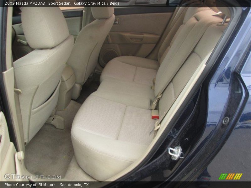 Galaxy Gray Mica / Beige 2009 Mazda MAZDA3 i Sport Sedan