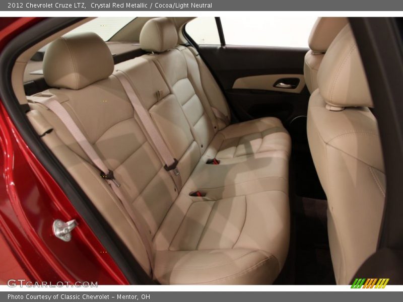 Crystal Red Metallic / Cocoa/Light Neutral 2012 Chevrolet Cruze LTZ