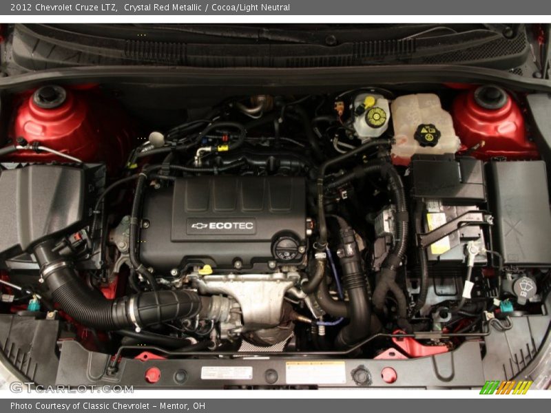 Crystal Red Metallic / Cocoa/Light Neutral 2012 Chevrolet Cruze LTZ