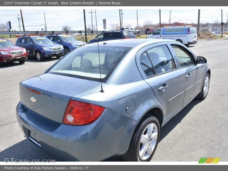 Blue Granite Metallic / Neutral Beige 2007 Chevrolet Cobalt LT Sedan