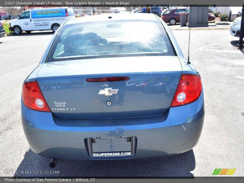 Blue Granite Metallic / Neutral Beige 2007 Chevrolet Cobalt LT Sedan