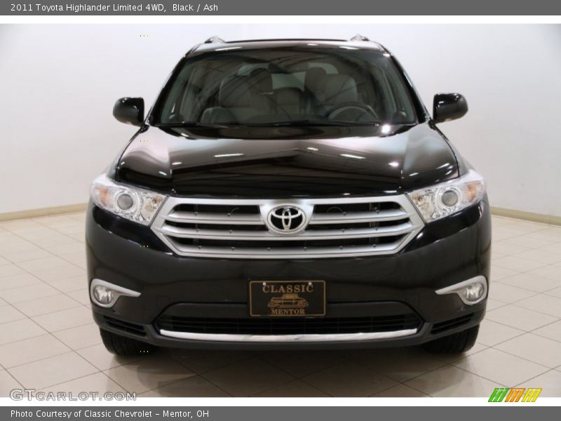 Black / Ash 2011 Toyota Highlander Limited 4WD