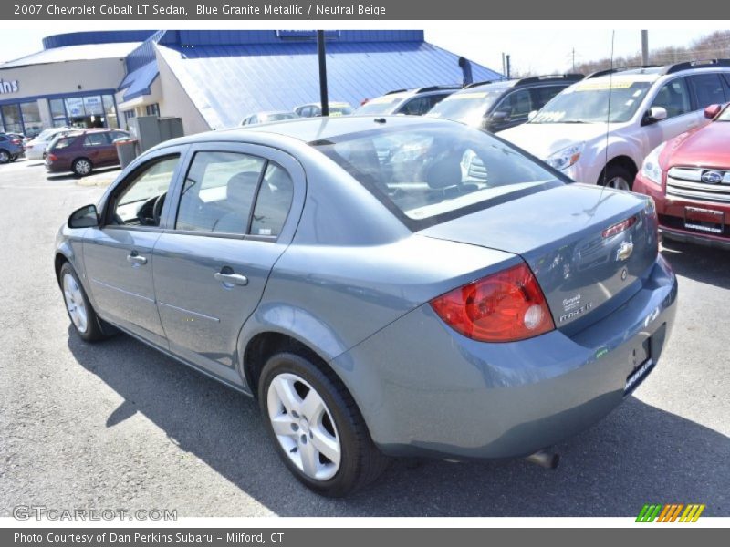 Blue Granite Metallic / Neutral Beige 2007 Chevrolet Cobalt LT Sedan