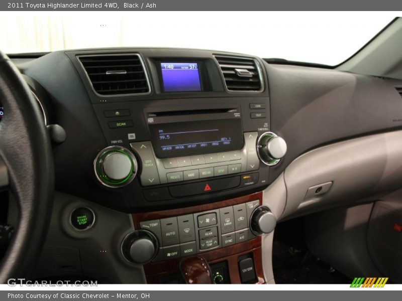 Black / Ash 2011 Toyota Highlander Limited 4WD