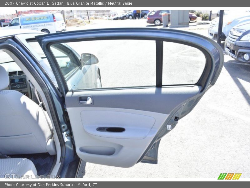 Blue Granite Metallic / Neutral Beige 2007 Chevrolet Cobalt LT Sedan