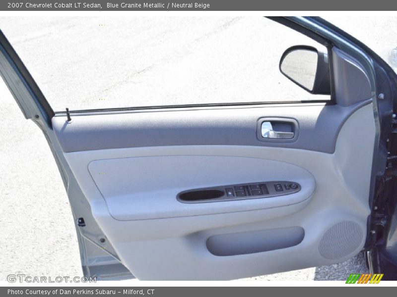 Blue Granite Metallic / Neutral Beige 2007 Chevrolet Cobalt LT Sedan