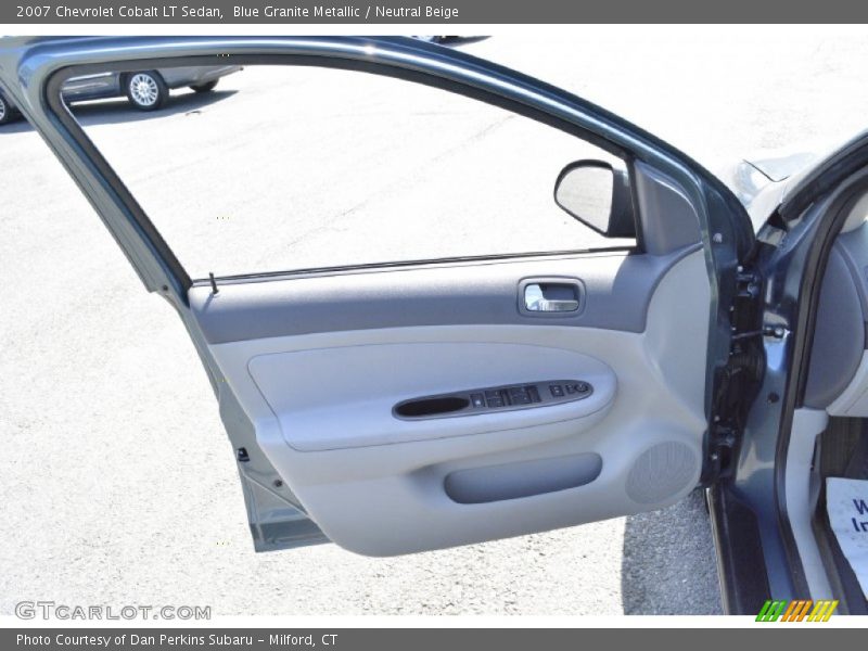 Blue Granite Metallic / Neutral Beige 2007 Chevrolet Cobalt LT Sedan