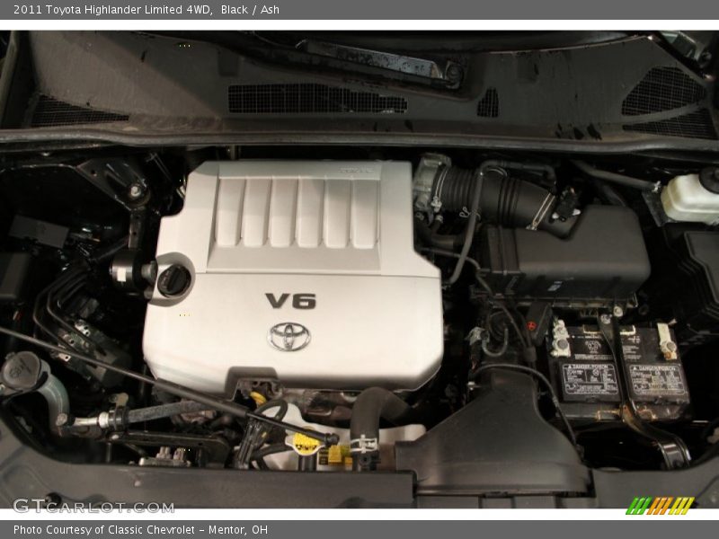 Black / Ash 2011 Toyota Highlander Limited 4WD