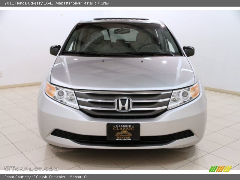 Alabaster Silver Metallic / Gray 2011 Honda Odyssey EX-L