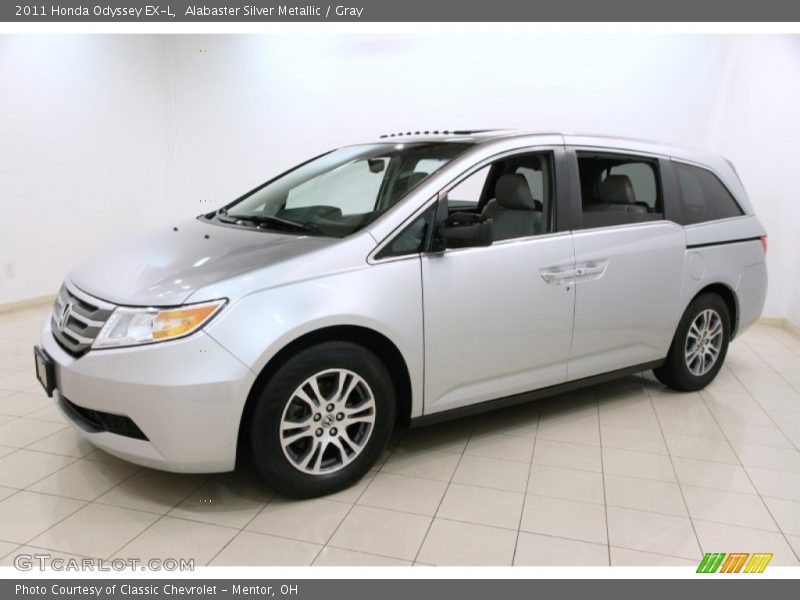 Alabaster Silver Metallic / Gray 2011 Honda Odyssey EX-L