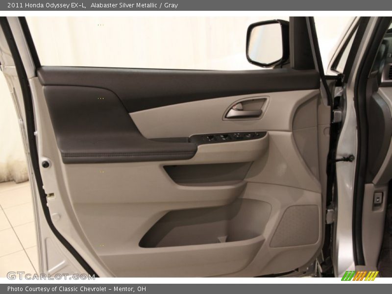 Alabaster Silver Metallic / Gray 2011 Honda Odyssey EX-L