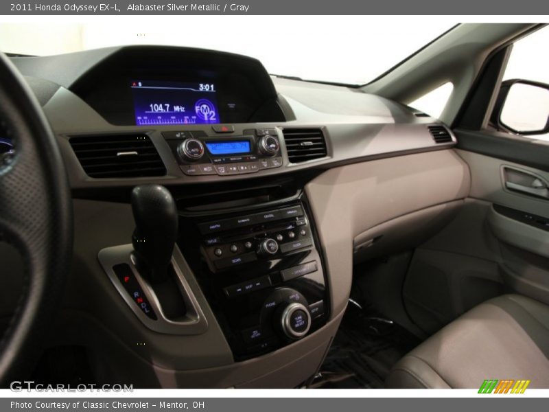 Alabaster Silver Metallic / Gray 2011 Honda Odyssey EX-L