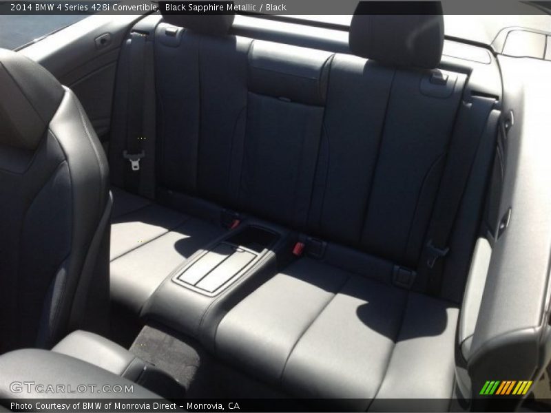 Black Sapphire Metallic / Black 2014 BMW 4 Series 428i Convertible