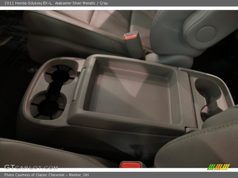 Alabaster Silver Metallic / Gray 2011 Honda Odyssey EX-L