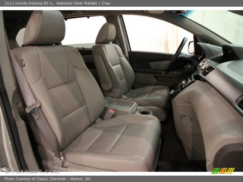 Alabaster Silver Metallic / Gray 2011 Honda Odyssey EX-L