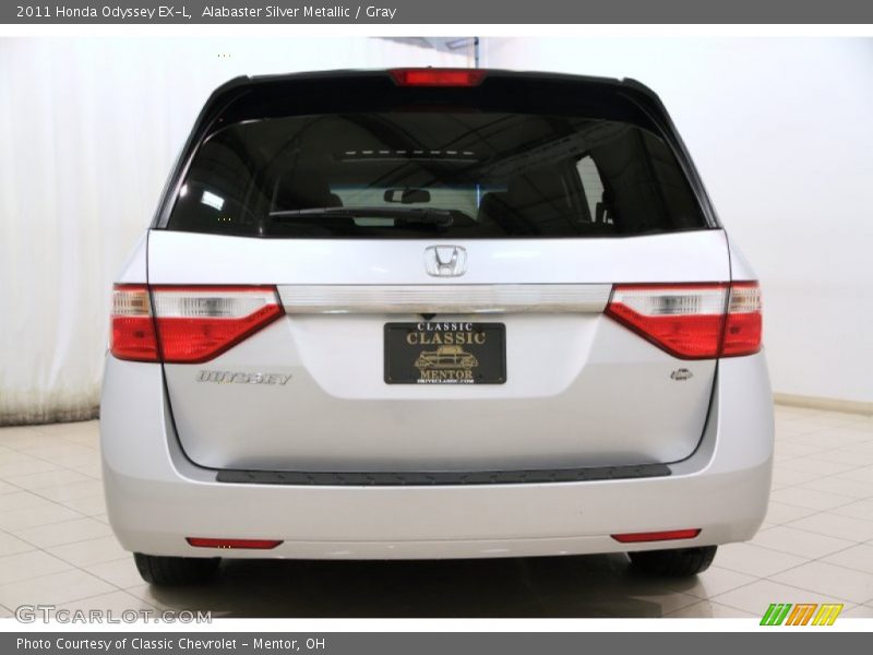 Alabaster Silver Metallic / Gray 2011 Honda Odyssey EX-L
