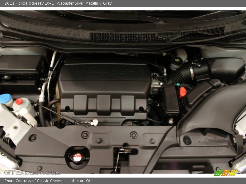 Alabaster Silver Metallic / Gray 2011 Honda Odyssey EX-L
