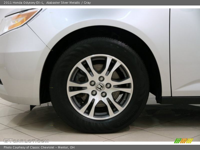 Alabaster Silver Metallic / Gray 2011 Honda Odyssey EX-L