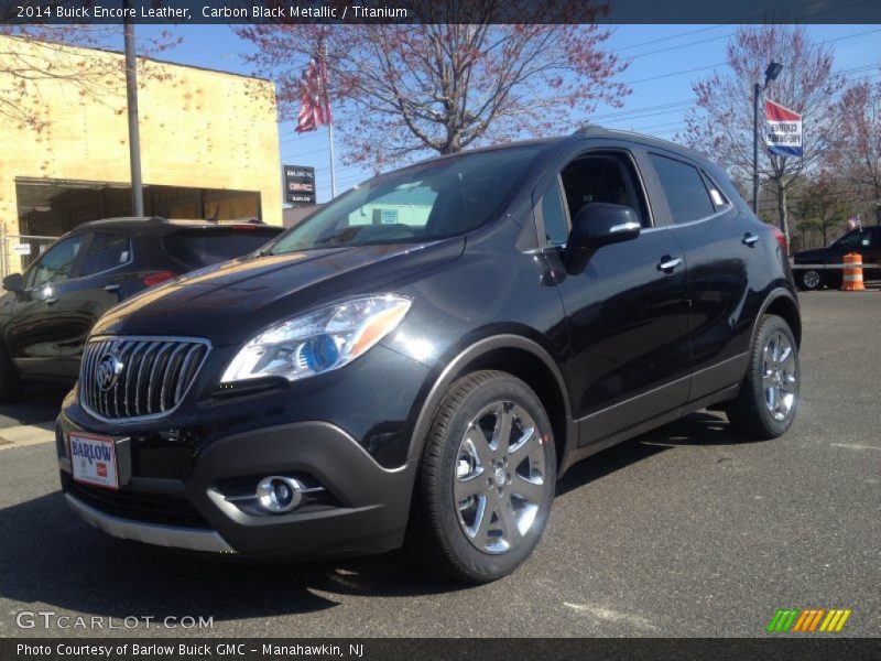 Carbon Black Metallic / Titanium 2014 Buick Encore Leather