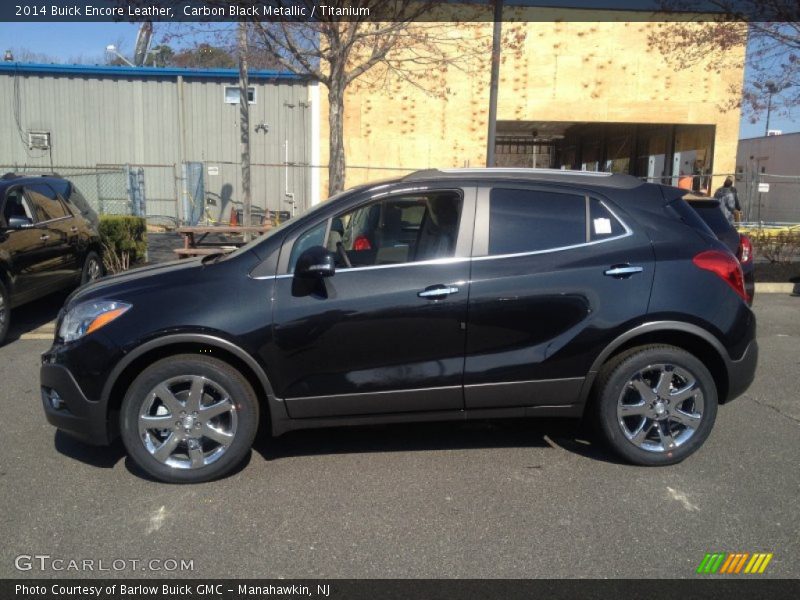 Carbon Black Metallic / Titanium 2014 Buick Encore Leather