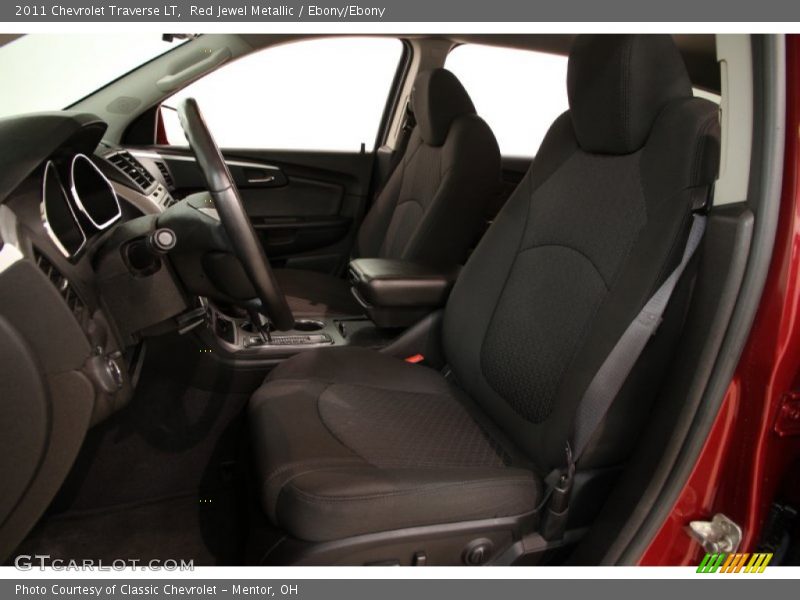 Red Jewel Metallic / Ebony/Ebony 2011 Chevrolet Traverse LT