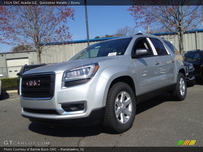 Quicksilver Metallic / Ebony 2014 GMC Acadia SLE