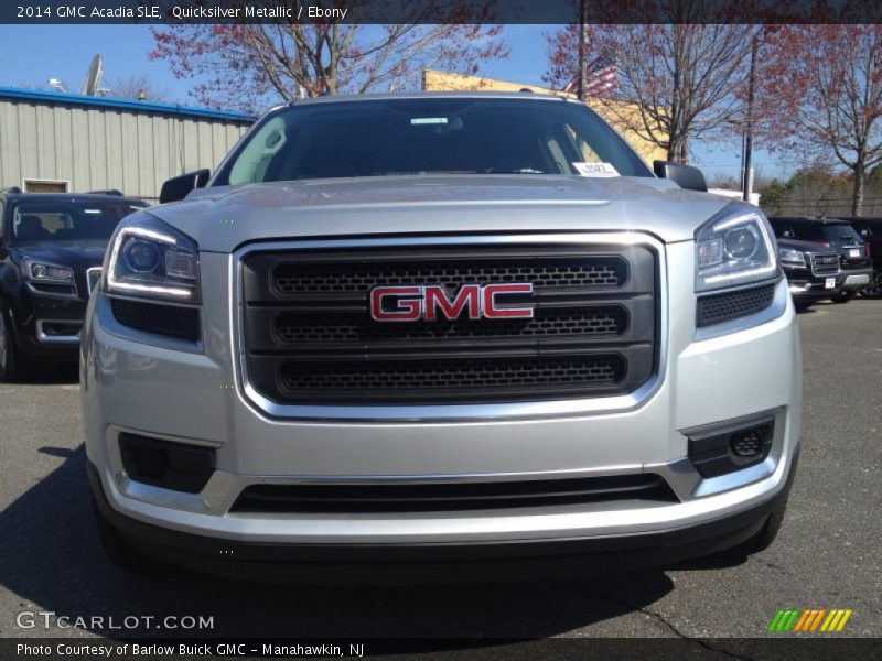 Quicksilver Metallic / Ebony 2014 GMC Acadia SLE