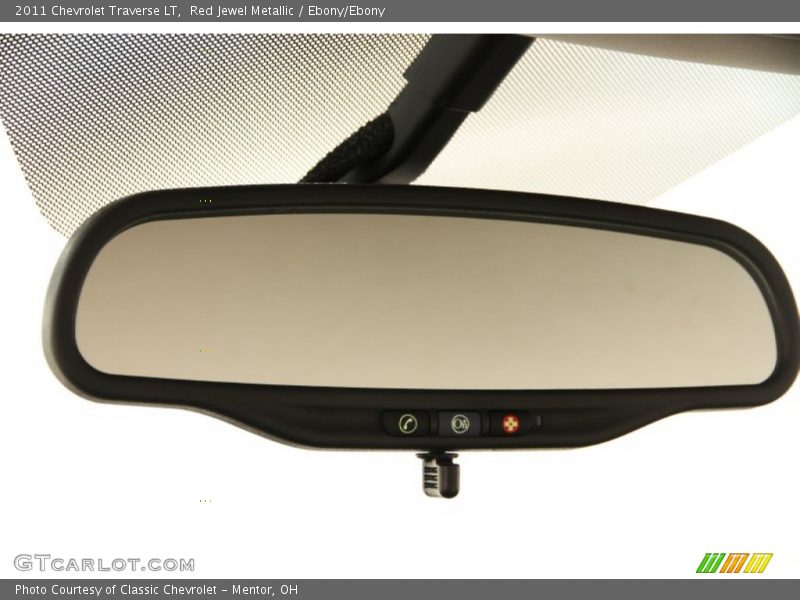 Red Jewel Metallic / Ebony/Ebony 2011 Chevrolet Traverse LT