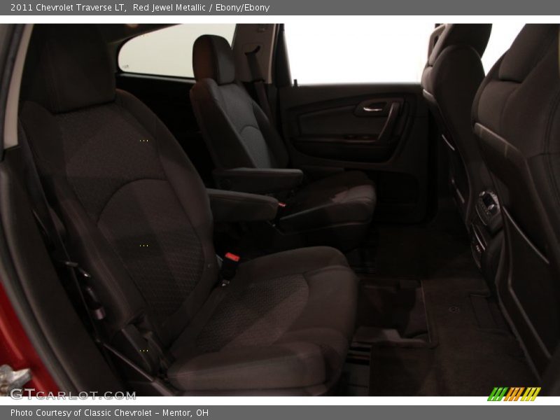 Red Jewel Metallic / Ebony/Ebony 2011 Chevrolet Traverse LT