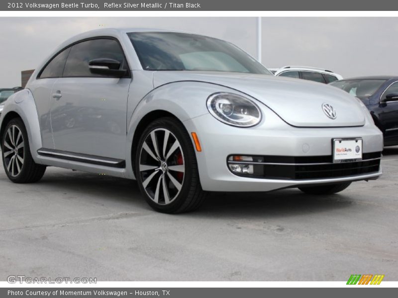 Reflex Silver Metallic / Titan Black 2012 Volkswagen Beetle Turbo