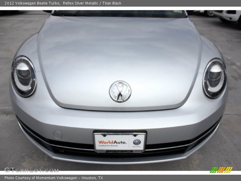 Reflex Silver Metallic / Titan Black 2012 Volkswagen Beetle Turbo
