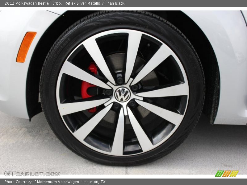 Reflex Silver Metallic / Titan Black 2012 Volkswagen Beetle Turbo