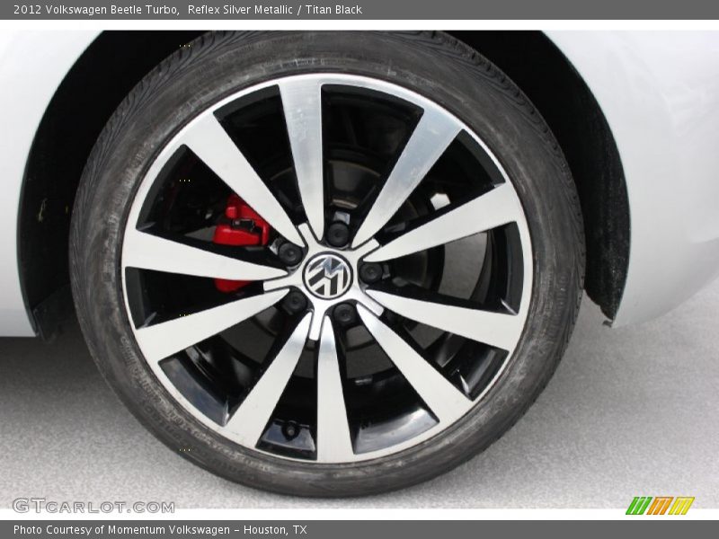 Reflex Silver Metallic / Titan Black 2012 Volkswagen Beetle Turbo