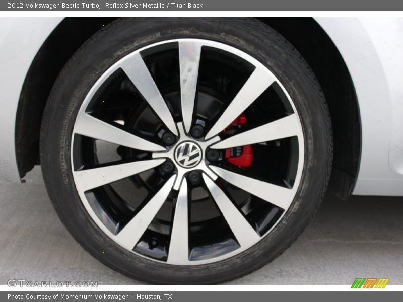 Reflex Silver Metallic / Titan Black 2012 Volkswagen Beetle Turbo