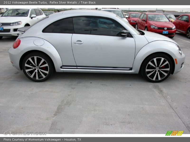 Reflex Silver Metallic / Titan Black 2012 Volkswagen Beetle Turbo