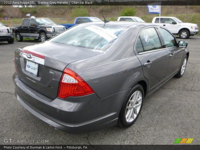 Sterling Grey Metallic / Charcoal Black 2012 Ford Fusion SEL