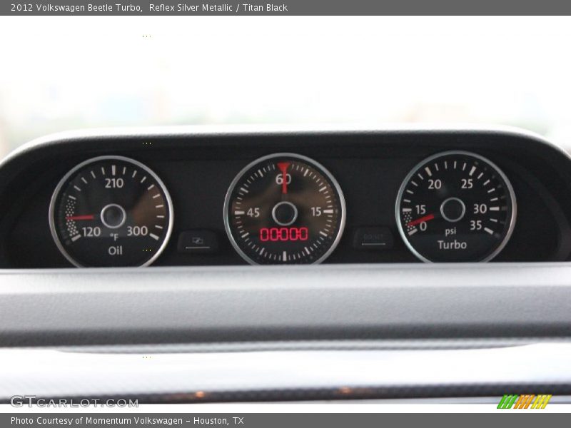 Reflex Silver Metallic / Titan Black 2012 Volkswagen Beetle Turbo