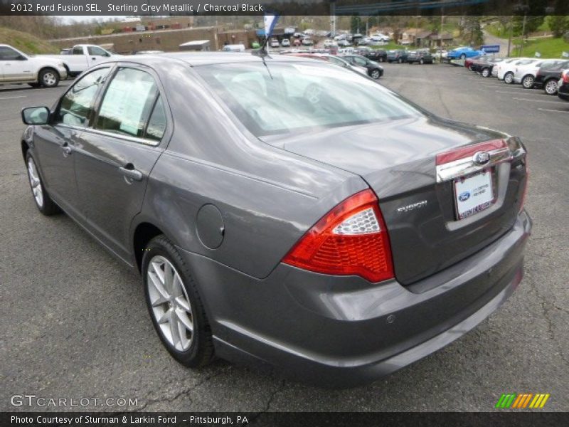Sterling Grey Metallic / Charcoal Black 2012 Ford Fusion SEL