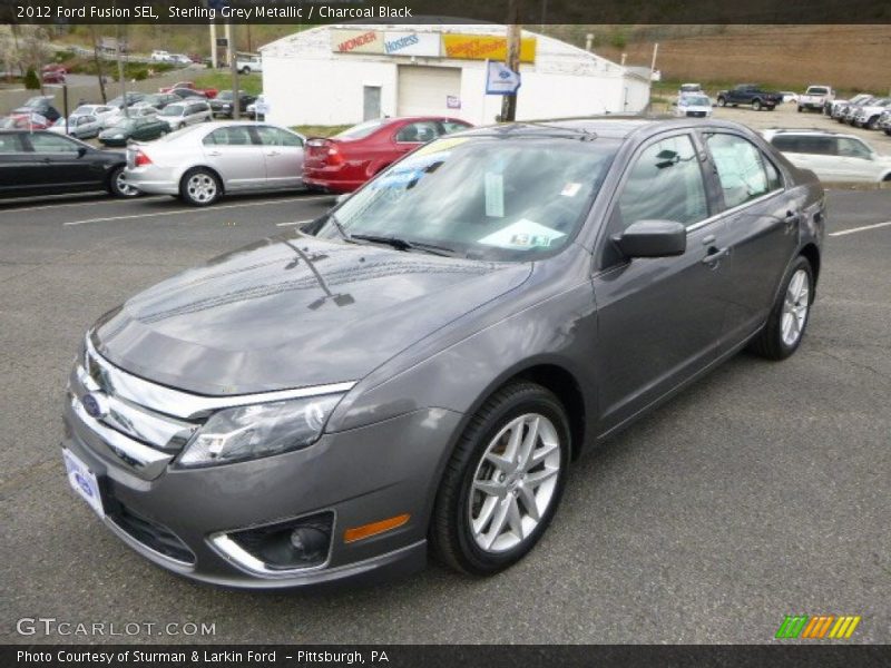 Sterling Grey Metallic / Charcoal Black 2012 Ford Fusion SEL